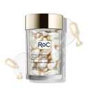 RoC Retinol Correxion Anti-Aging Wrinkle Night Serum, Retinol Serum for Face, Daily Treatment for Fine Lines, Post Acne Scars, 30 Capsules, Unscented, 0.35 Fl Oz