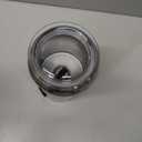 Maestri House Milk Frother, 3-in-1 Hot & Cold Mik Frothing Steamer, 8.12OZ/240ML Touch Control Foam Maker, Compact Space-saving Design for Latte, Cappuccino and Warm Milk (Black-Blue Gradient)