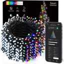 BrizLabs Smart Christmas Tree Lights, 262ft 800 LED Color Changing WiFi Christmas Lights Work with Alexa & Google Home, Cool White & Multicolor APP Xmas Light Music Sync Smart Light for Xmas Tree Home