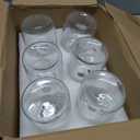 Glass Jars 32oz,Maredash Candy Jar with Lid For Household,Food Grade Clear Jars (6 Pack)