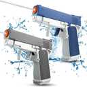 2 Pack Water Guns for Kids - Squirt Gun Water Blaster Soaker Water Pistol Toys for Toddlers Child Boys Girls, Ideal Summer Gifts for Swimming Pool Beach Party Outdoor Water Fighting Toy