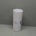 iDesign Freestanding Bathroom Toilet Paper Storage Holder with Lid for 3 Extra Rolls, White