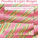 Dog Shirt, Pet Clothes for Chihuahua, Yorkie Teacup Costumes Striped, Small Dogs Sleeveless Tank Top Vest, Breathable Cotton Puppy T-Shirt, Cat Apparel Outfit (Pink, S)