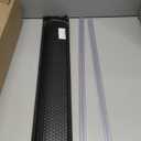 2-Pack Frameless Shower Door Bottom Seal for 4-6mm Glass Length 70cm/ 28inch Glass Door Sweep to Stop Shower Leak