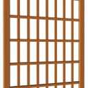 Concord 54"W x 90"H Composite Vinyl Trellis