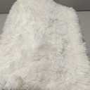 KING DARE 2x3 Area Rugs for Bedroom, Cream White Small Throw Rug for Dorm, Soft Fluffy Shaggy Plush Fuzzy Shag Non-Slip Washable Carpet for Bedside Closet Girls Boys Room