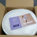 Mellow Marshmellow Comforter Full/Queen - Extra Fluffy Double-Stuffed Down Alternative Duvet Insert, All-Season Temperature-Balancing, Oeko-TEX Class I Fabric, Box-Stitch, Machine Washable, White
