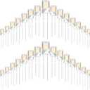 Mudder 180 Pcs LED 5mm Valentine String Lights Replacement Bulbs Energy Efficient LED Halloween Wire Light Connectable Home Decor for Christmas Festival Patio Garden Wedding Holiday (Warm White)