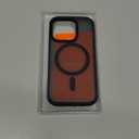 TORRAS Stronger Magnetic for iPhone 14 Pro Case, 12 FT Military Grade Drop Tested, Compatible with MagSafe, Slim Protective Matte Silicone for iPhone 14 Pro Phone Case, Translucent Back/Black Edge