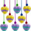 Valentine's Day Sand Art Heart Necklaces - Set of 36 - Bulk Crafts for Kids With Cords in 4 Colors - Valentines Gifts for Kids and Classroom Favors - Sand Sold Separately