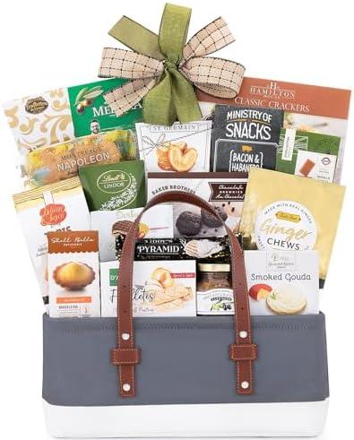 Wine Country Gift Baskets The Connoisseur Gourmet Gift Basket Food Gift Basket for Families College Students Appreciation Thank You Congratulations Get Well Soon Care Package, Expiration Date: 2025-Jun-18