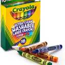 Crayola 52-3281 Large Washable Crayons Assorted Colors 16 Count (Pack of 2)