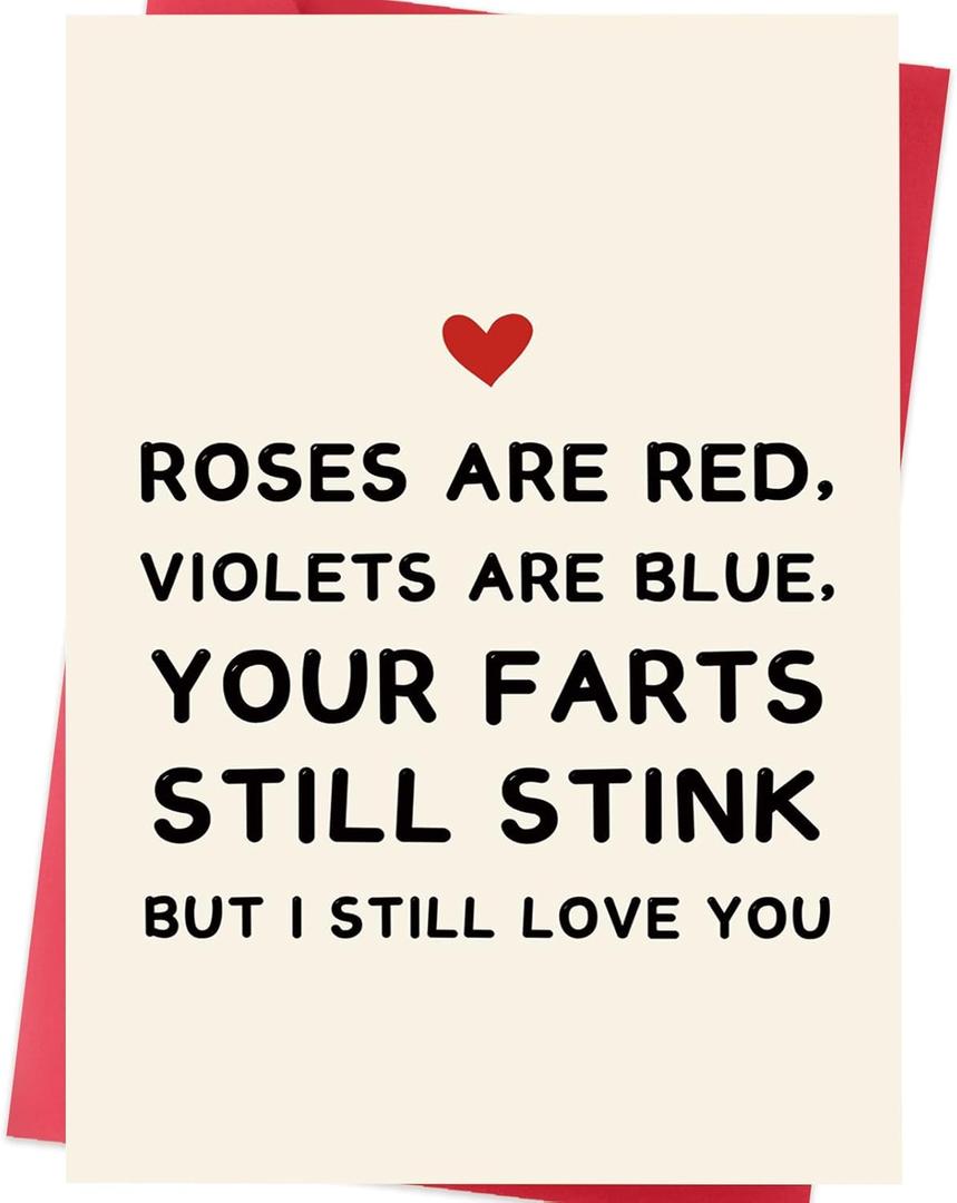 2 x Funny Valentines Day Card  Great Valentines Day Gifts for Him Boyfriend or Husband (SK-033)