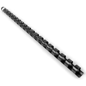 HOUYEE 1/2 Inch Plastic Binding Comb 19 Ring, 90 Sheet Capacity, Letter Size Black Comb Binding Spines 