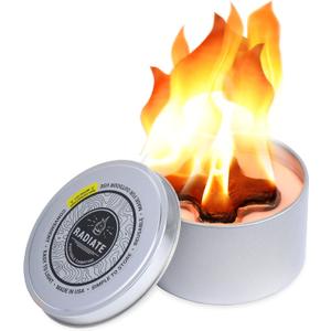Radiate Portable Campfire: The Go-Anywhere Outdoor Fire Pit - Portable and Convenient - 3 Hours of Warmth and Burn Time - Great for Camping, Picnics, and More - Made in The USA
