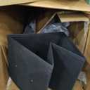 WLIVE Black TV Stand for 45, 50, 55 inch TV, Entertainment Center with LED Lights & Charging Station, TV Media Console Table with 9 Fabric Drawers and Open Shelves for Living Room, Hallway, Wood Top