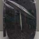 Weather Stripping Door Seal Strip - Soundproof Q-Shaped Foam for Exterior Door Frame, Large Gap Seal, Noise Cancelling, Easy to Install (Black, 26FT)