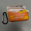 Oqplog for AirPod Pro 2019/Pro 2 Gen 2022 Case Food Cover for AirPods Pro Silicone Cases Air Pods Pro Cute Funny Cartoon 3D Kawaii Fun Soft Cool Unique for Girls Boys Teen Girly (Gold Fish Cookie)