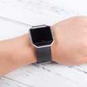 LEEFOX Compatible with Blaze Bands Small Large, Replacement for Blaze Accessories Wristband Watch Sport Strap for Smart Watch Tracker Women Men Teends Stripe Texture 10 Pack No Tracker