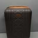 Wrangler 22" and 18" Heartland 2-Piece Carry-On Luggage Set, Chocolate
