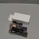 lexall EDC Flashlight, 2 Pack 800Lumen Rechargeable Pocket Flat Flashlight, Magnetic LED Flashlight with Clip, Dimmable Mini Area Light for Car Repairs/Inspection/Travel/Emergency/Camping (Ruby Red)