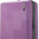 American Tourister Stratum XLT Expandable Hardside Luggage with Spinner Wheels, Power Plum, Carry-On 21-Inch