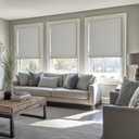 LazBlinds No Tools No Drill Cordless Roman Shades for Windows, Blackout Thermal Insulated UV Blocking Window Blinds, Room Darkening Fabric Blinds for Indoor Windows, 21'' W x 48'' H, Grey
