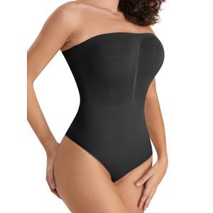 ACPLK Strapless Shapewear for Women, Tummy Control Thong Bodysuit, Seamless Sculpting Body Shaper Tank Top, Medium ACPLK Strapless Shapewear for Women, Tummy Control Thong Bodysuit, Seamless Sculpting Body Shaper Tank Top, Medium