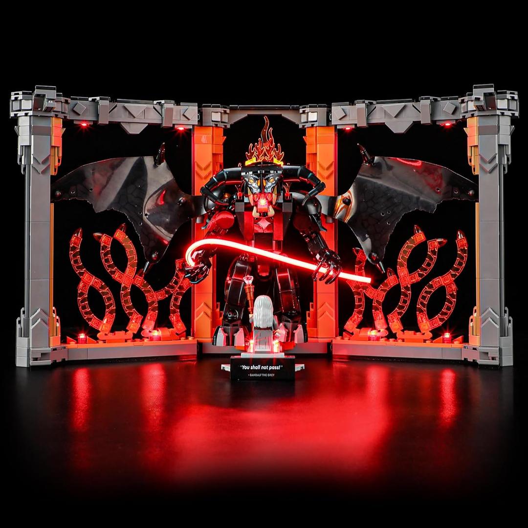 LIGHTAILING Light for Lego-10367 Balrog Book-Nook - Led Lighting Kit Compatible with Lego Building Blocks Model - NOT Included The Model Set