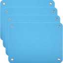 4 Pieces Felt Board for Toddlers Classroom Flannel Board Stories for Preschool Homeschooling, Kids Felt Story Activity Wall Hanging Children Birthday Gifts, 11.8 x 15.75 Inch (Blue)