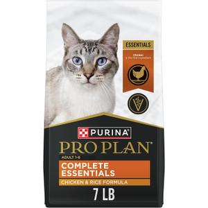 Purina Pro Plan High Protein Cat Food With Probiotics for Cats, Chicken and Rice Formula - 7 lb. Bag (EXP 09/01/27)