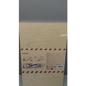 Rowood Birch Plywood 1/8,12x20x1/8inch,3mm Thick Unfinished Wood for Laser Cutting and Engraving, DIY Ornaments, Wood Burning, Models Drawing