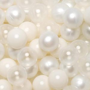 Realhaha Ball Pit Balls 50 100 200 500 Play Balls Plastic Balls for Baby Girls Toddlers Kids Play Tent Pool Playhouse Playpen Party Decoration (Beige)
