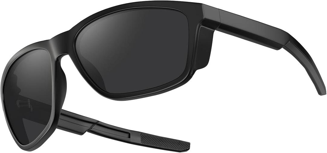 STGATN Polarized Sport Sunglasses for Men, Wrap Around Design UV400 Protection Driving Fishing Cycling Running Glasses