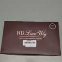 Synthetic Lace Front Wigs Pre Plucked 13x4 Lace Skunk Stripe Blonde Ginger 26 Inch Long Layered Straight Wigs For Women 100% Futura Fiber Ready to Wear Glueless Wig With Bangs Daily Party Use