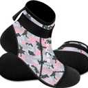 XUKER Water Socks Neoprene Socks, 3mm Glue Blind Stitch Sand Beach Volleyball Wetsuit Socks Water Booties for Diving (XL)