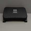 Scalebeard Under Desk Footrest, Ergonomic Foot Stool with Massage Rollers Max-Load 120Lbs Desk Leg Rest Pain Relief for Home Office Work