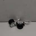 Luggage Replacement Wheels with Brake System, 360 Swivel Wheel Replacement Luggage Travel Suitcase Casters, Suitcase Wheels Replacement with Brake2pcs (Black)