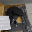 Height Adjustable Speaker Stand Pair Extend 33" to 42" with Wall Mount for Samsung, Vizio, Bose, LG, Roku Rear Speakers and More Surround Sound Speaker Stands Up to 5Lbs with Key Hole&Thread Hole