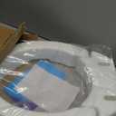 Carex Elongated Hinged Toilet Seat Riser, Adds 3.5 Inches of Height to Toilet, 300 Pound Weight Capacity, Raised Toilet Seat