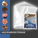 15 PC Mylar Bags For Long Term Food Storage with Oxygen Absorbers