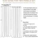 100% Blackout Shield Linen Blackout Curtains for Bedroom 96 Inches Long, Back Tab/Rod Pocket Living Room Drapes, Thermal Insulated Blackout Curtains 2 Panels Set, 50" W x 96" L, Oatmeal