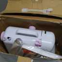 Sewing Machine Portable mini Electric Sewing Machine for beginners 12 Built-in Stitches 2 Speed with Foot PedalLight, Storage Drawer.