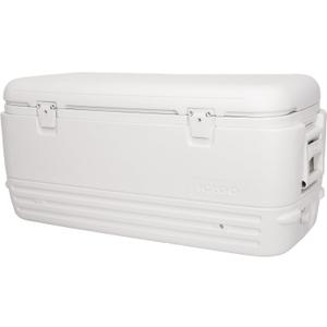 Igloo Hard Cooler | Polar & Party Bar Series | Insulated Ice Chests (Polar White 120 Qt)