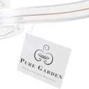 Outdoor Solar Rope Light- Solar Powered Cable String 100 LED Lights with 8 Modes for Patio, Backyard, Garden, Events by Pure Garden (Cool White)