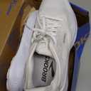 Brooks Womens Adrenaline GTS 25 Supportive Running & Walking Shoe (8, White/Silver)