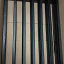 Pet Gate - 4-Panel Indoor Foldable Dog Fence for Stairs, Hallways, or Doorways - 72x24-Inch Wood Freestanding Dog Gates by PETMAKER (Black)