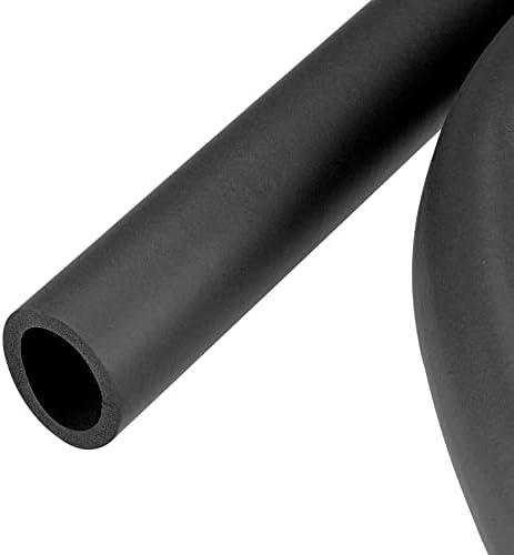 MECCANIXITY Foam Grip Tubing Handle Grips 7/8"(22mm) ID 3/16"(5mm) Wall Thick 5ft Black Non-slip for Fitness, Tools Handle Support