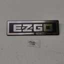 Name Plate for EZGO TXT 1994-2010 Gas & Electric Golf Carts 71037G01 (Black)