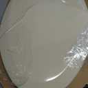 Bemis 1500EC 146 Almond Elongated Molded Wood Toilet Seat with Easy-Clean & Change Hinge